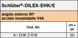 Schlüter-DILEX-EHK/E