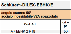 Schlüter-DILEX-EBHK/E