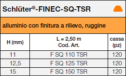 Schlüter®-FINEC-SQ-TSR