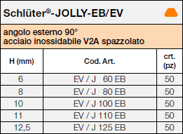 Schlüter®-JOLLY-EB/EV