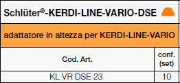 Schlüter®-KERDI-LINE-VARIO-DSE 23