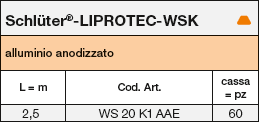 Schlüter®-LIPROTEC-WSK