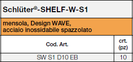 Schlüter®-SHELF-W WAVE
