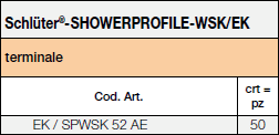 Schlüter®-SHOWERPROFILE-WSK/EK